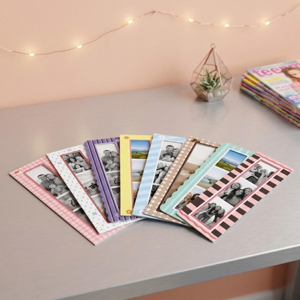 DIY Magnetic Photo Frame Set Colorful Photo Holders Picture Frames Refrigerator Decor