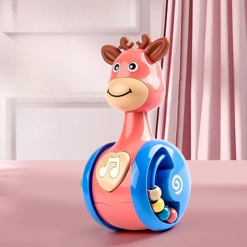 Игрушка-неваляшка для младенца мальчика девочки - Идеально для обучения ползанию и раннего развития. Игрушки-неваляшки для малышей от 6 до 12 месяцев.