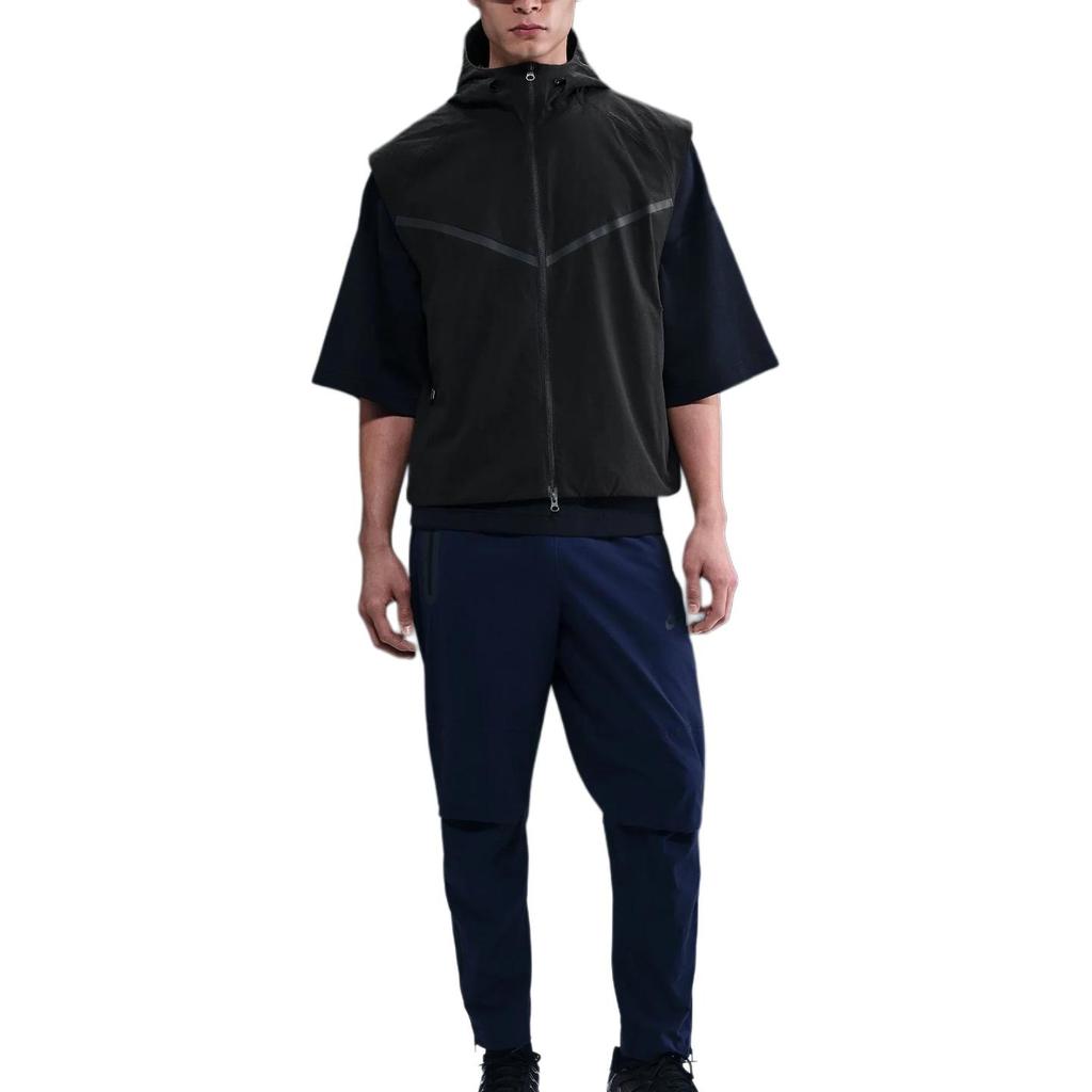 Nike Clothing Vests Men's Black Hooded Non Detachable Other HV0983-010