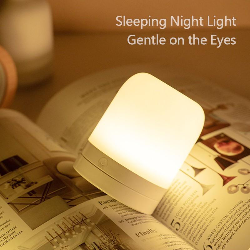 Сенсорные прикроватные лампы с регулируемой яркостью, беспроводной атмосферный светильник с пультом дистанционного управления, регулируемый по цвету перезаряжаемый ночник для спальни