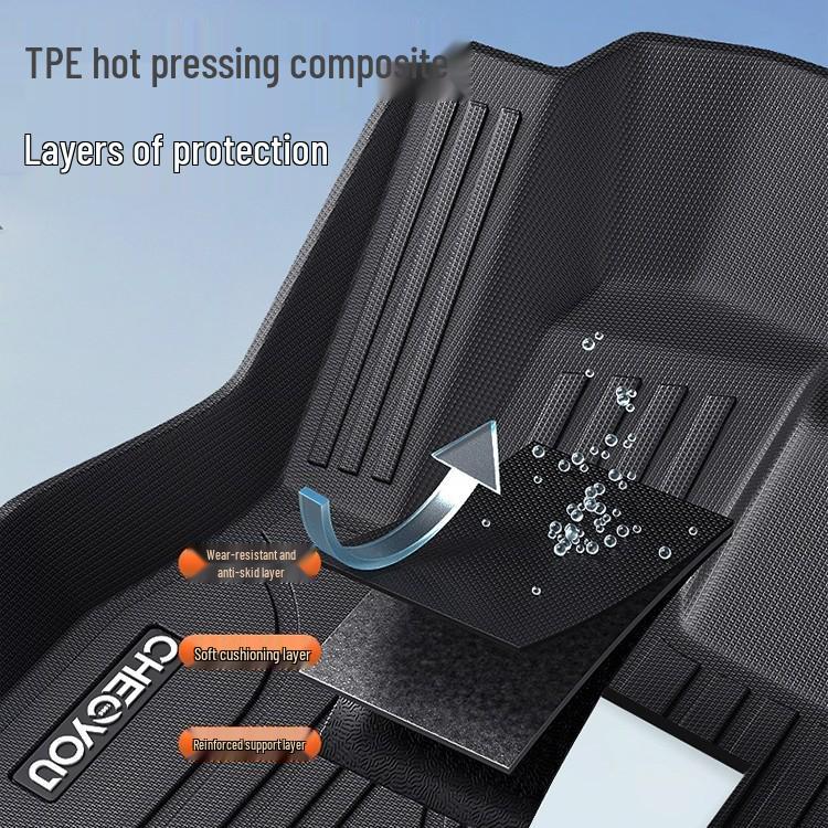 Peihui Full Coverage TPE Car Floor Mats for Buick Envision, Regal, LaCrosse, Excelle GT/e5, Verano, Velite 6