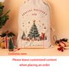 Personalized Christmas Santa Sack Merry Xmas Home Decor Christmas Eve Present Gift Bag Christmas Eve Bag Santa Claus New Year