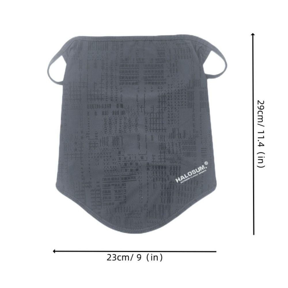 Ice Silk Cycling Face Mask Nylon Fishing Sports Half Mask Fashion Cool Bandana Summer