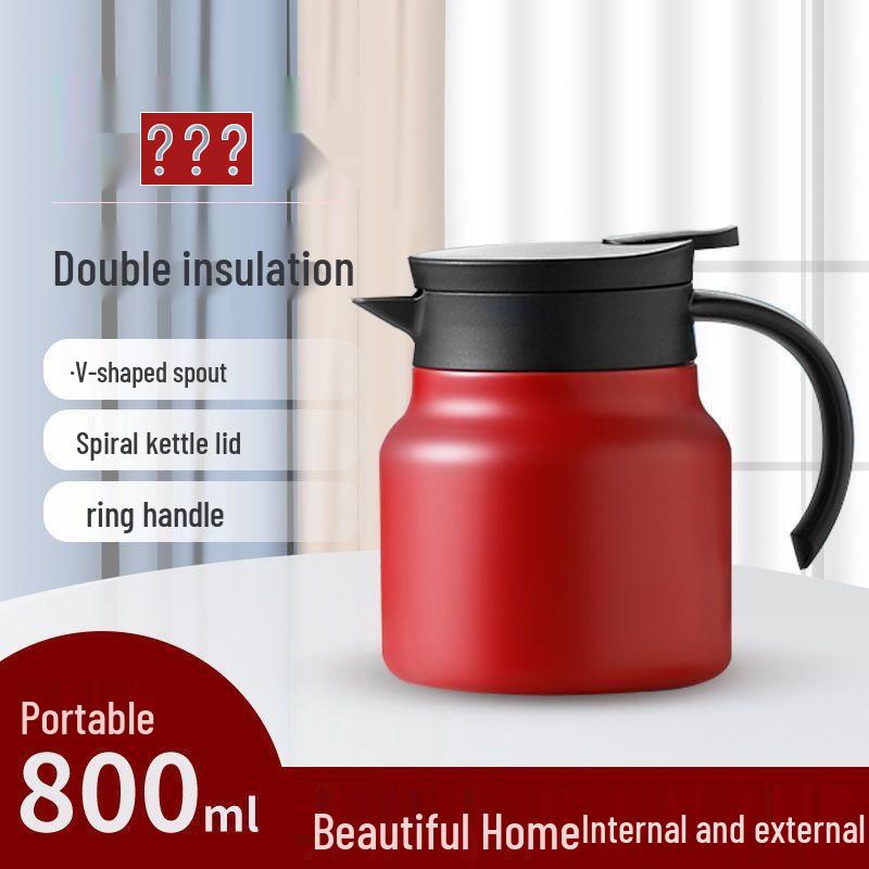 Large Capacity 316 Stainless Steel Thermos with Tea Infuser and Water Separator for Home or Office