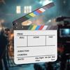 Acrylic Production Slates with Color Clapper Sticks with Dry Erases Markers for Movie Filming Video Recording Accessories