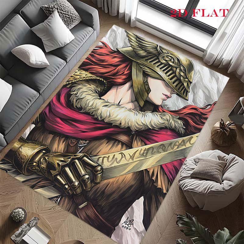 Malenia Blade Carpet Rug for Living Room Bedroom Home Sofa Decoration,Kids play Nonslip Floor Mat