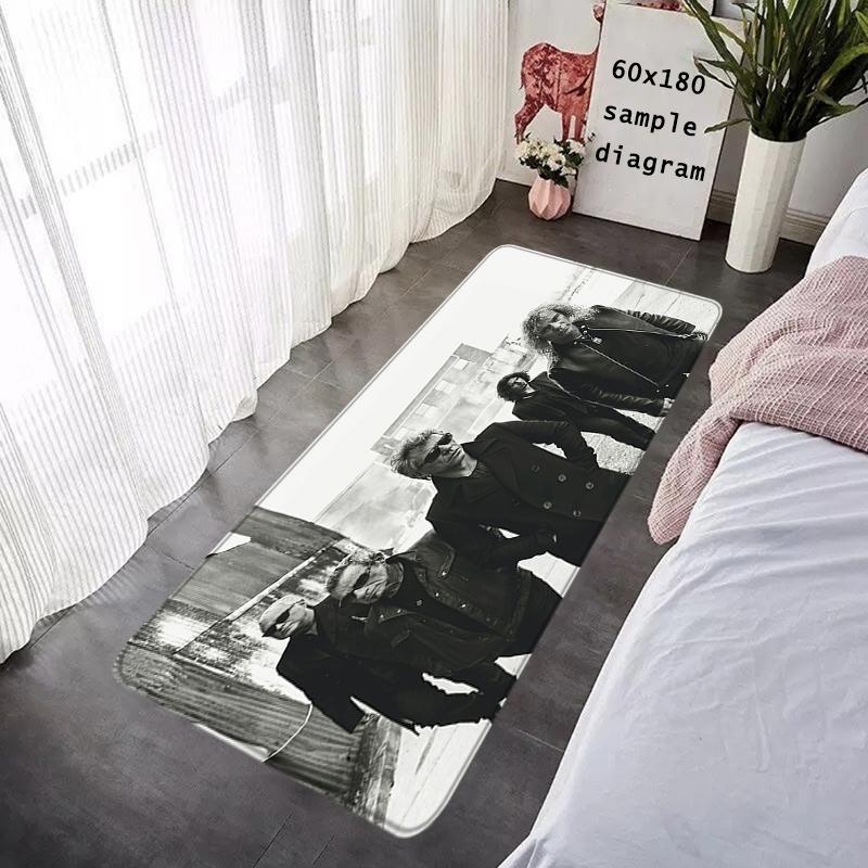 Doormat Flannel Floor Mat B-Bon Jovi Indoor Foot Rug Bedside Mats Kitchen Corridor Absorbent Carpet Ideal for Balcony Decoration