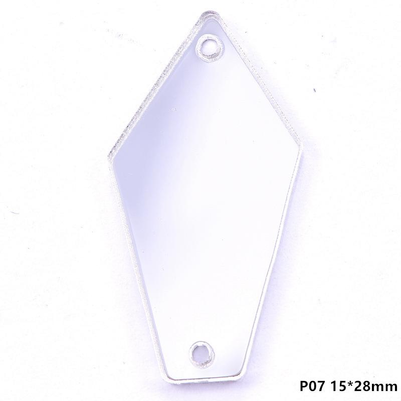 Акриловая ручная шовная дрель, зеркало специальной формы с плоским дном, сделай сам, украшение одежды, ювелирные изделия, зеркальные аксессуары, шовная дрель