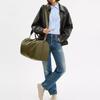 Coach Compass 50 Логотип-буквы Ремень через плечо Регулируемый и съемный Текстурированная кожа и тонкая телячья кожа Дорожная сумка Мужская Зеленая