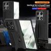 Чехол-держатель для телефона на шарнире для Motorola Moto Razr Fold, Гибридный TPU+PC, Защитная пленка для экрана, Ударопрочная крышка-подставка