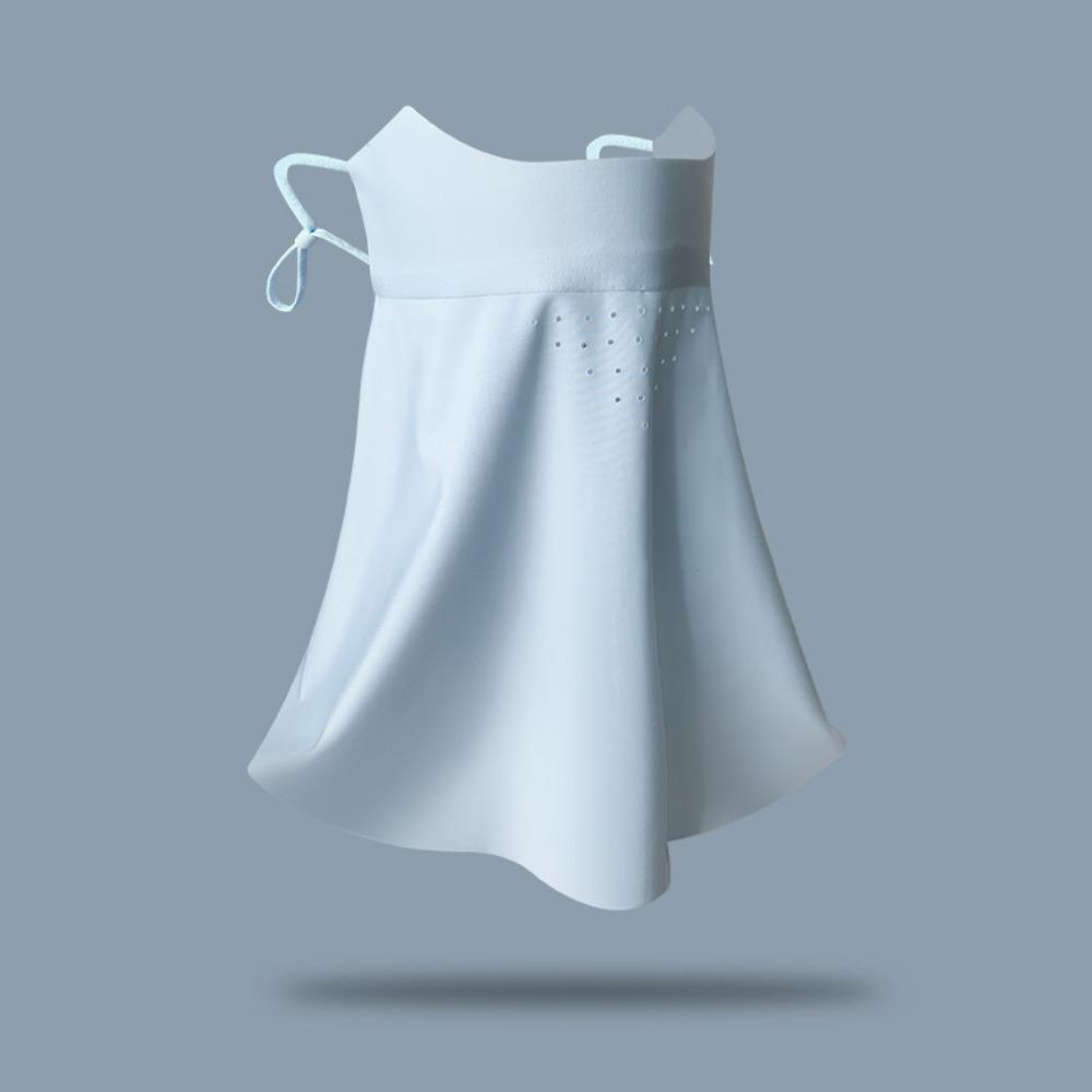Anti UV Face Sunscreen Veil UPF 50+ Neck Wrap Cover Thin Ice Silk Face Cover  for Male Female