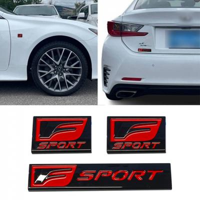 3 шт. 3D эмблема F-Sport на боковое крыло, багажник, крышу для IS250 350 GS35 450