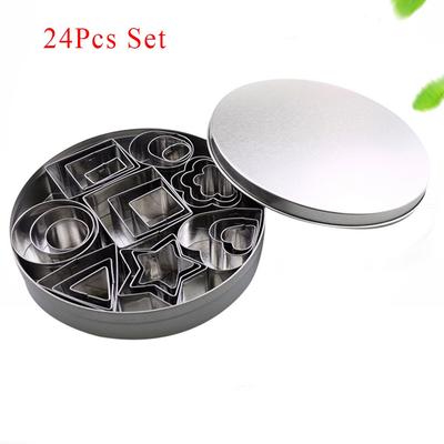 24 шт./компл. DIY нержавеющая сталь печенье звезда формочка для печенья форма для торта форма для печенья