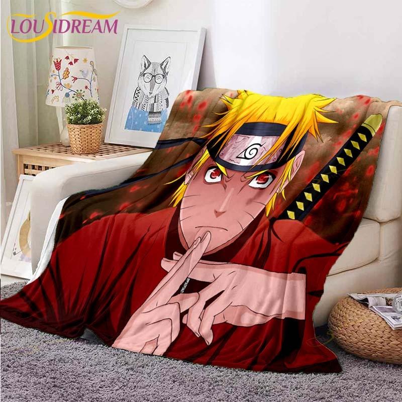 Одеяло Наруто, одеяло с рисунком Наруто, пододеяльник для дивана, дорожное постельное белье, фланелевое одеяло, покрывало