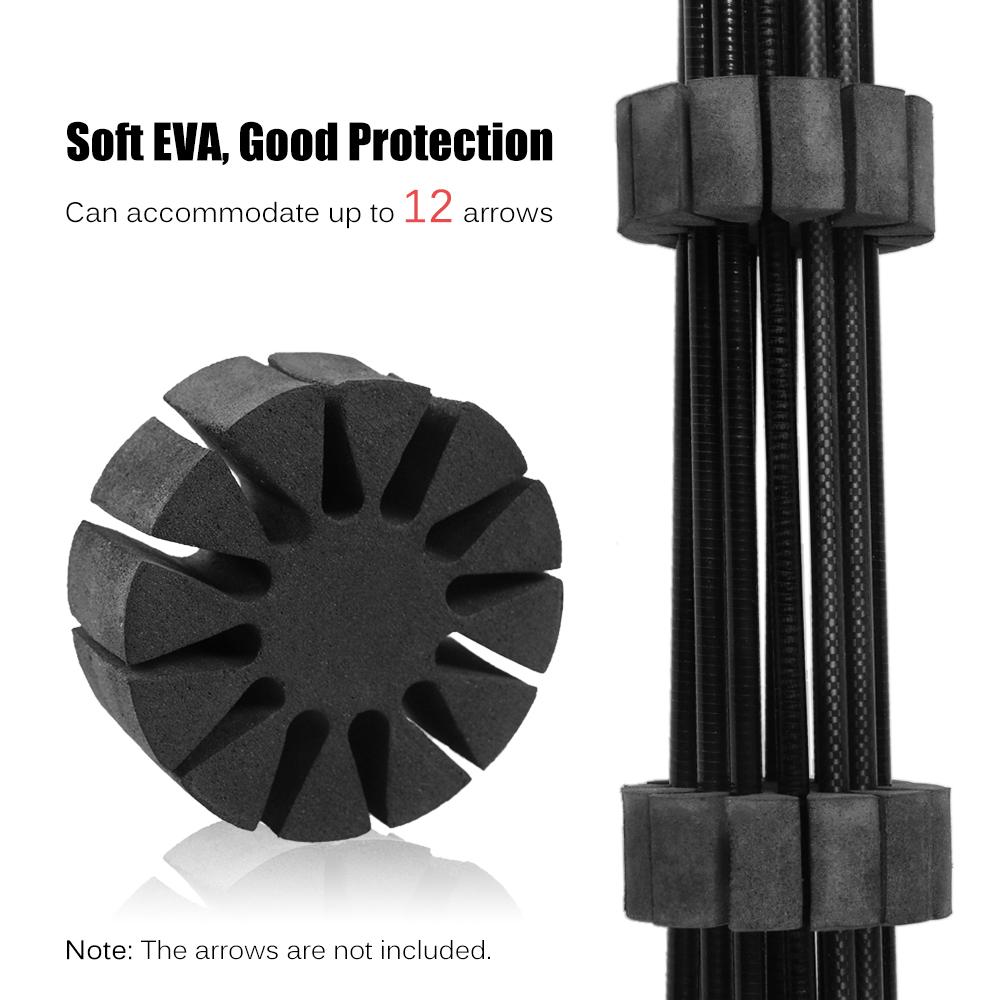 Телескопический чехол для стрел для стрельбы из лука с 2 держателями для защиты стрел из вспененного ЭВА