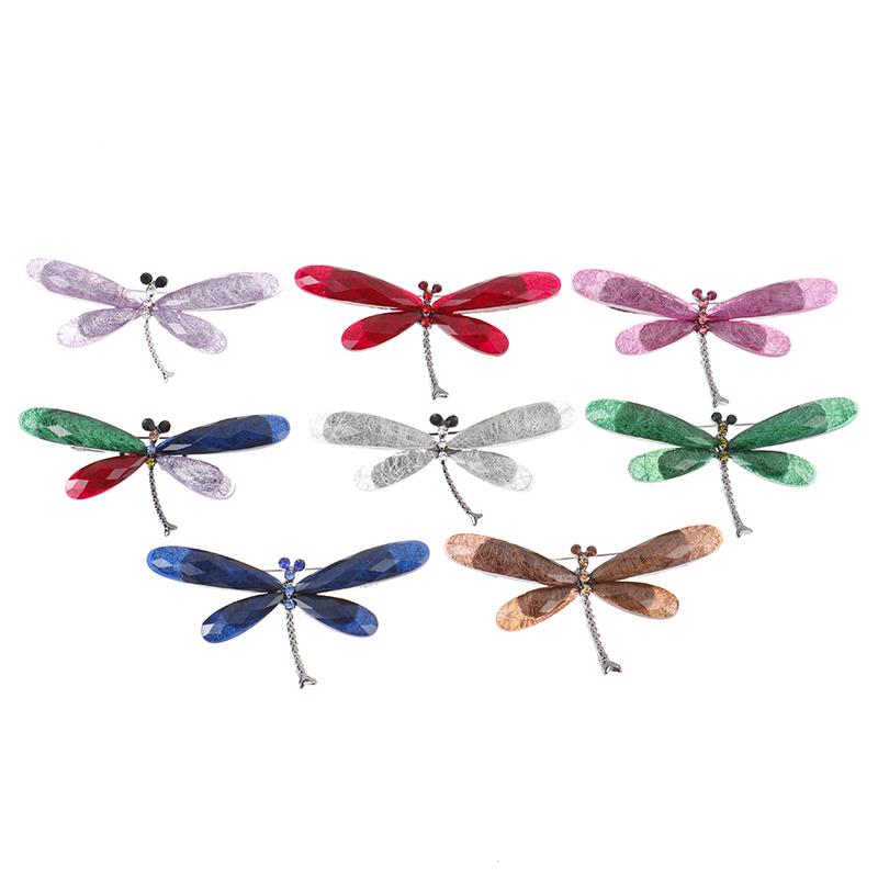 1шт модные броши-стрекозы женские насекомые свадебные офисные броши булавки ювелирные изделия