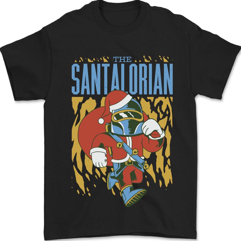 Santalorian Funny Christmas Parody Christmas T-Shirt Men 100% Cotton