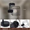 Plafonnier - NETTLIFE - E14 - Spot orientable 350° - Métal noir - 1 ampoule (non fournie)