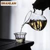 320ml Crescent Moon Green Tea Brewing Mug Heat Resistant Glass Fair Cup Penguin Filter Tea Pitcher Divide Tea Justice Cup Chahai
