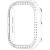 Алмазный Чехол Для Apple watch Серии 10 9 8 7 6 5 SE Ultra 40мм 42мм 46мм 44мм 45мм 49 41мм Защитный PC Бампер защитная Крышка