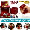 НОВИНКА Nee Doh Nice Cube Super Squeeze Сенсорная игрушка-антистресс, Полупрозрачный красный кубик-сквиш для снятия стресса у детей и взрослых