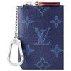 Louis Vuitton Key Pouch S Ocean Blue Monogram Canvas Men Pouches M27112