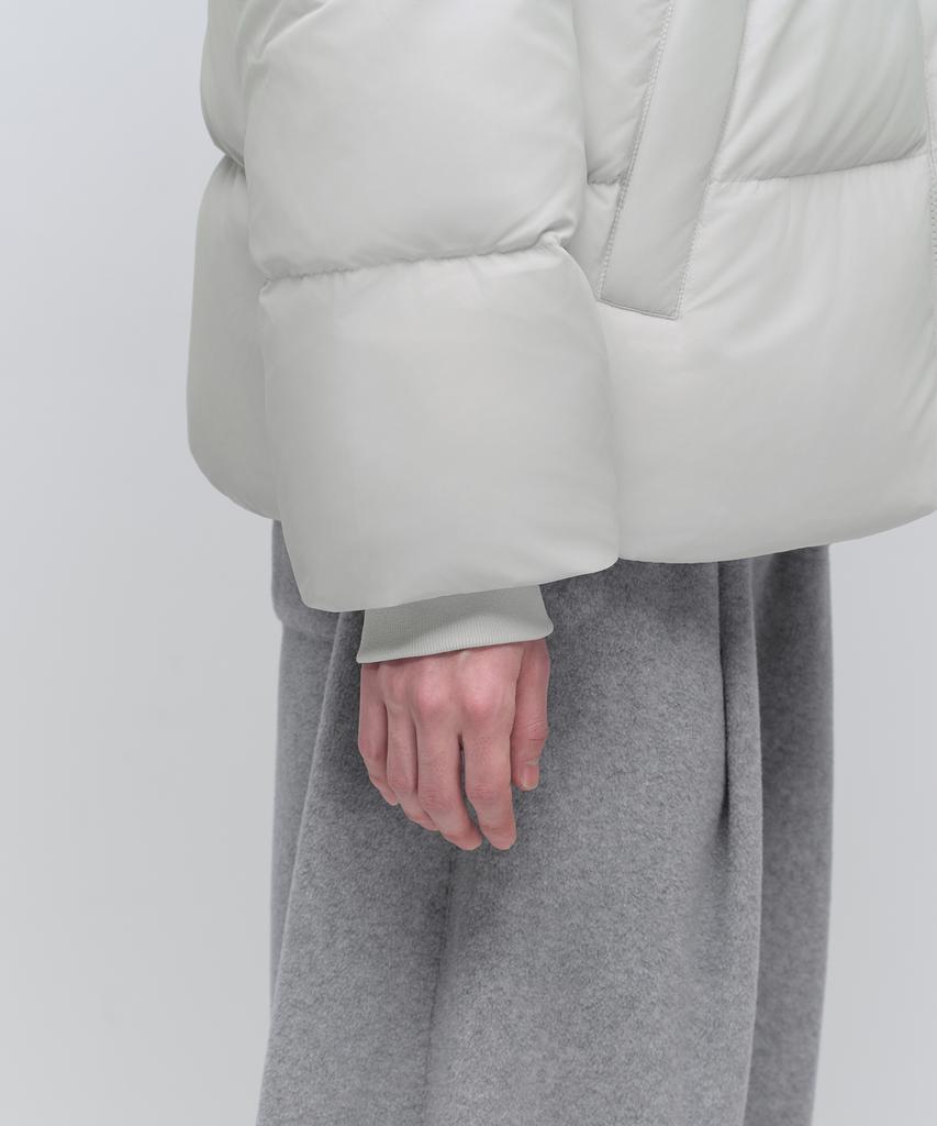 Musinsa Standard Down Puffer Short Padded Jacket [Dusty Cream]