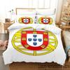 3D Print Portugal Flag Bedding Set Boys Girls Twin Queen King Size Duvet Cover Pillowcase Bed Boys Adult Home Textileextile