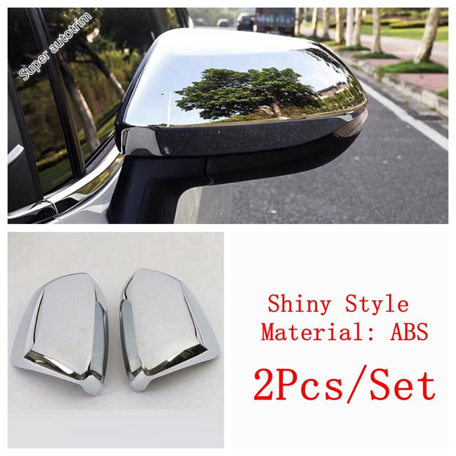 Car Rearview Side Turn Signal Mirror Cap Case Protective Cover Trim ABS Chrome Accessories For TOYOTA Sienta XP170 2015 -