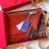 Hokkaido Pure Cashmere Couple Plaid Scarf Winter Women's Warm High-end Scarf Men
