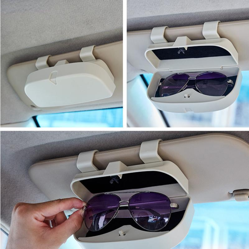 Автомобильные зажимы для очков, зажим для солнцезащитных очков, рамка для хранения солнцезащитного козырька, многофункциональная карта, креативные аксессуары для салона автомобиля, чехол для автомобильных очков
