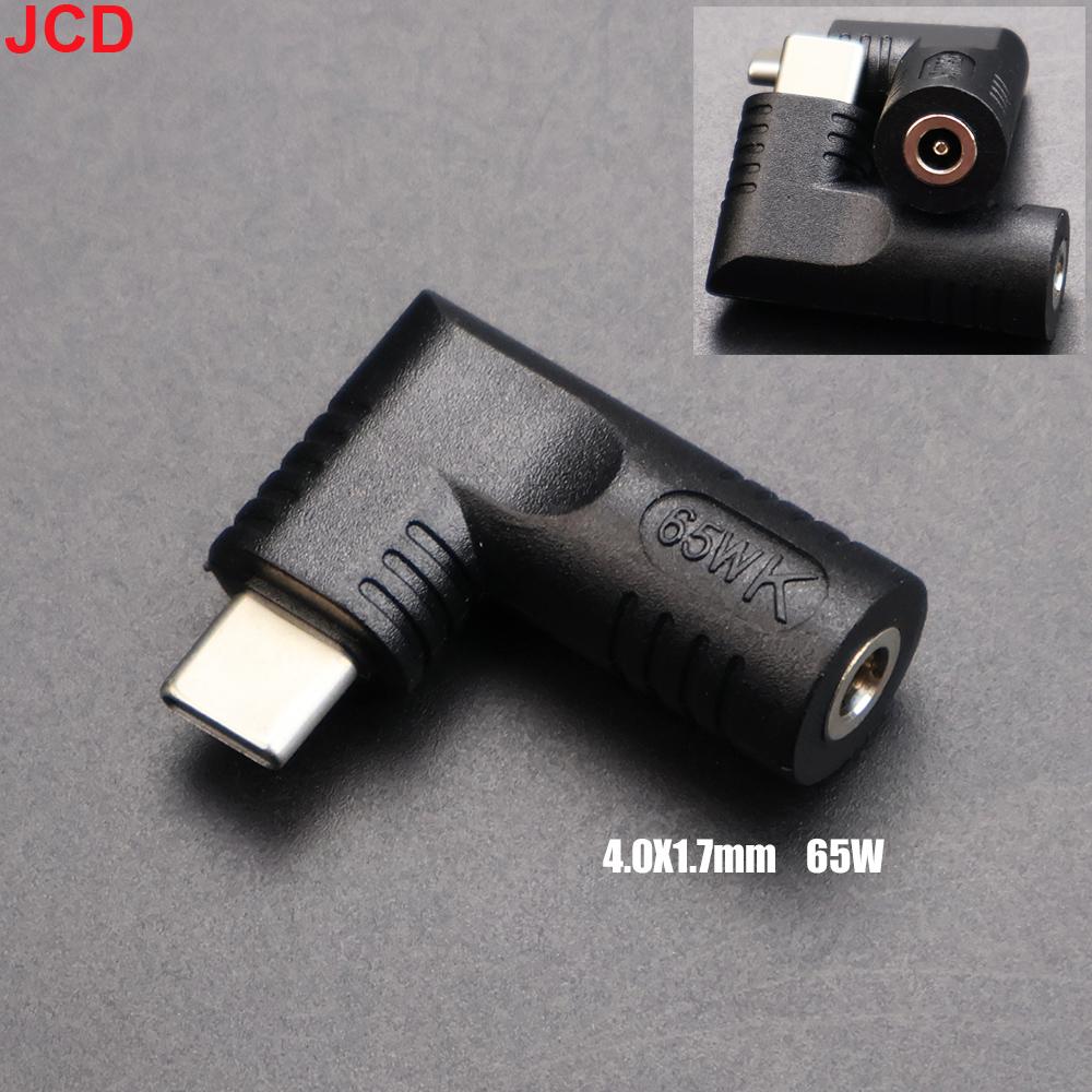 JCD 65W Адаптер питания для ноутбука Разъем-переходник USB Type-C Female на DC Male Jack Для Lenovo HP DELL ASUS