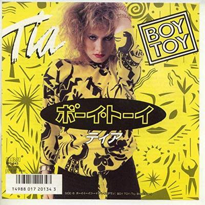 7-дюймовая пластинка TIA - Boy Toy RPS243 RCA 1986 Япония Поп Б/У