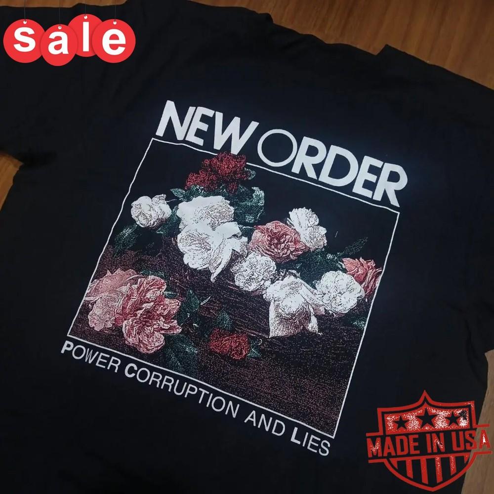 New Order Power Corruption Lies Альбом Группа Хлопок Унисекс S-5XL Футболка 1LU798