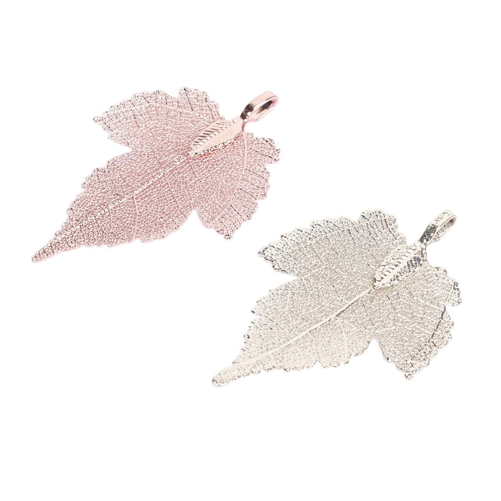 2 шт. Подвески в виде листьев Ручной работы DIY Подвески в виде листьев из цинкового сплава для изготовления ожерелий