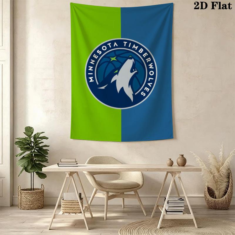 Minnesota Timberwolves Logo Threepiece Set 1 Duvet Cover 2 Pillowcase Without Core Duvet Cover And Pillowcase Christmas Birthday Gift
