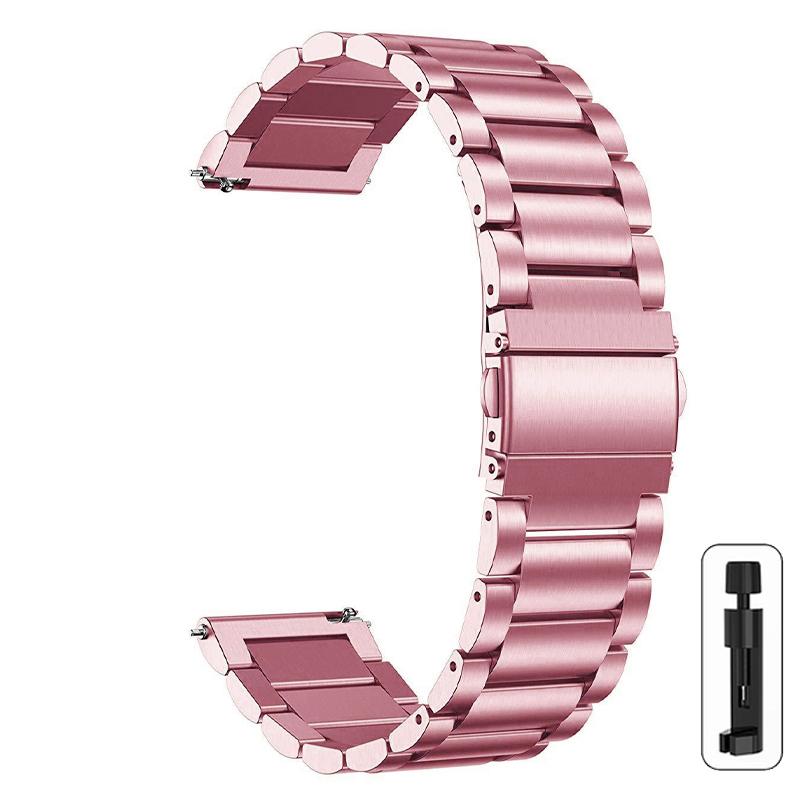 Ремешок для часов 22 мм 20 мм металлический ремешок для Samsung Galaxy Watch 6 5 4 40 мм 44 мм 6Classic 43 47 мм 5Pro 45 м ремешок из нержавеющей стали для Amazfit Correa