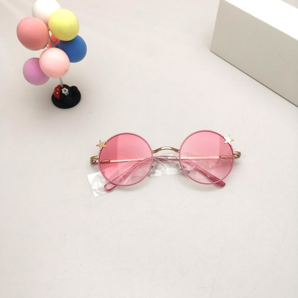 Children'S Sunglasses Children'S Baby Metal Sunglasses Cartoon Sunshade Sunscreen Glasses Trendy Sunglasses