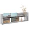 Magazine Shelf Grey Sonoma 100 x 12 x 30 cm Particleboard