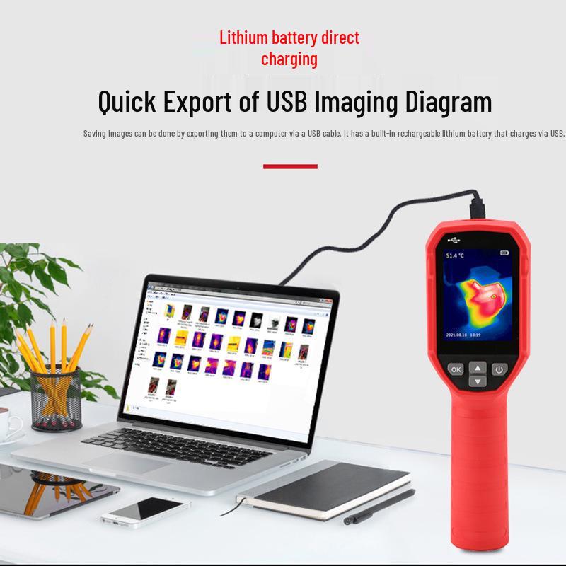 UNI-T UTi120S Высокоточная HD Ручная Инфракрасная Тепловизионная Камера для Наружного Осмотра и Технического Обслуживания