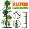 6 цветов в горшках, 5 слоев, железная подставка для цветов, горшок, домашние подносы, вазон для растений, витрина, полка, держатель для хранения, полка, украшение для сада, балкона