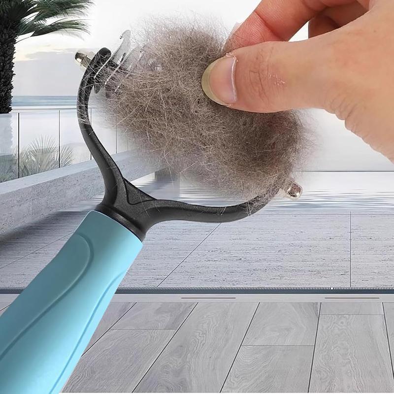 Professional Double-Sided Pet Grooming & Deshedding Comb – Stainless Steel Undercoat Rake for Effective Loose Hair Removal and Daily Pet Care