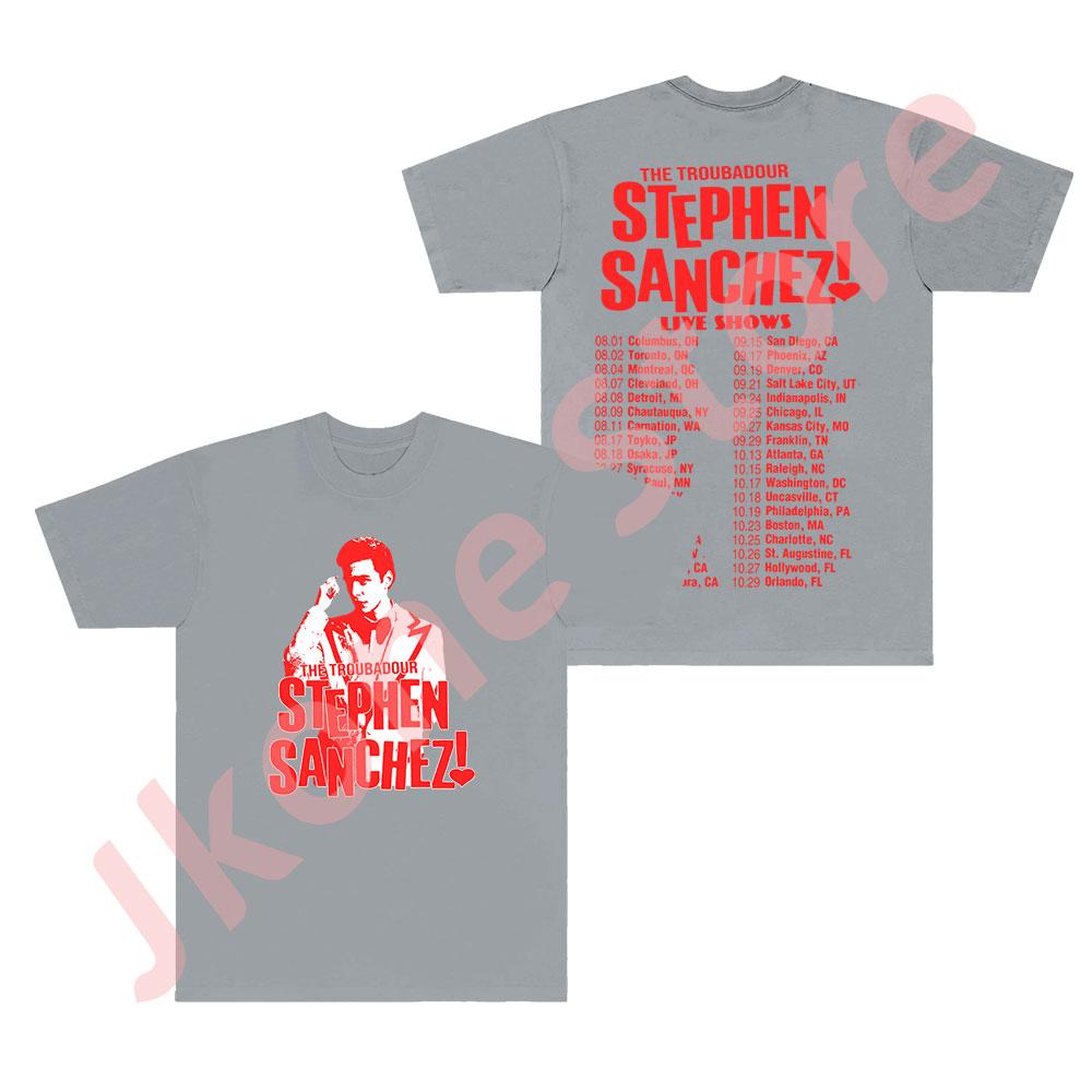 Stephen Sanchez Angel Face Tour Merch Tshirts Women Unisex Fashion Casual Short Sleeve Tee Crewneck Clothes