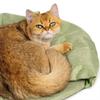 Soft Cat Sleeping Bag Linen Fabric Leaf Nest New Pet Cuddle Zone  Pet Resting Area