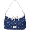 Disney Mickey Vintage Style All Over Print Crossbody Bag Fashion Lightweight Casual Versatile Trendy Women bags Denim-Blue DHF51917
