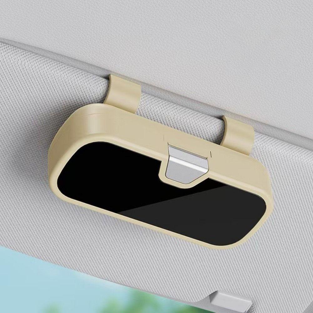 Press Switch Car Glasses Box Shock-proof Eyeglasses Protection Box Car Sunglasses Holder  Car Visor