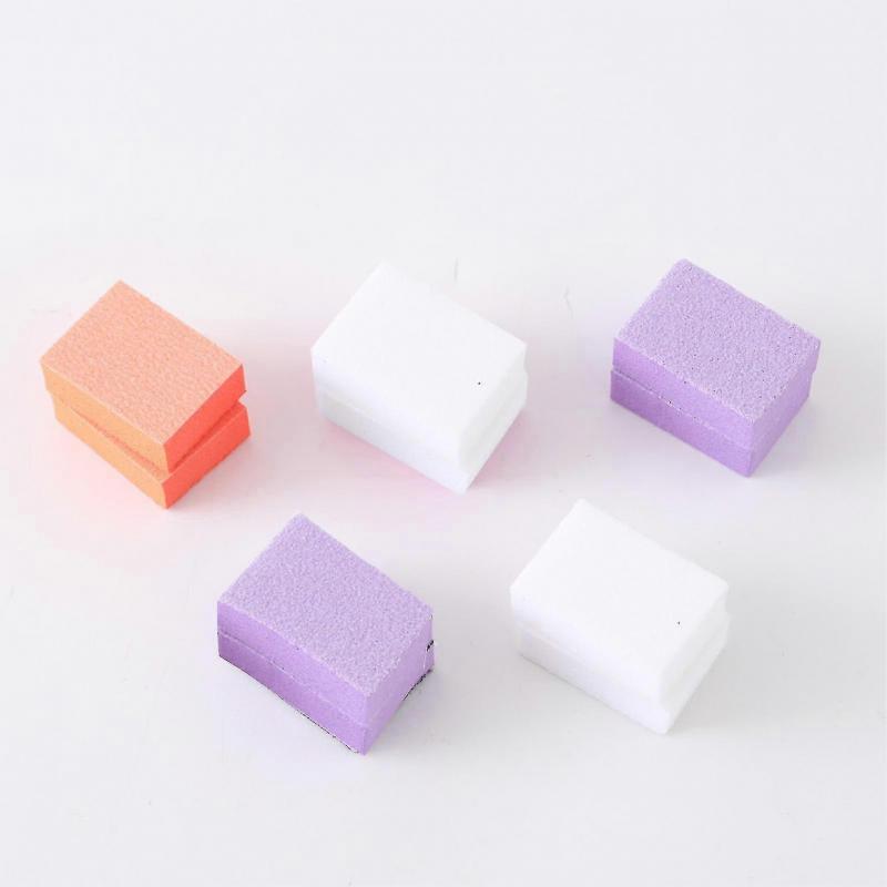 50pcs Nail File Mini Multi-function Eva Manicure Tools Buffer Blocks For Nail