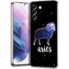 Constellation Virgo Aries Transparent Cover for Samsung Galaxy S24 S23 S22 S20 S21 FE Ultra S24 S23 S10 S10E S9 Plus Phone Case