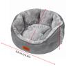 Лежак для собак мелких пород Лежак для кошек, живущих в помещении Моющаяся кровать для щенков с нескользящим дном Мягкая согревающая кровать для домашних животных