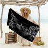 Slipknot soft beach towel Portable changing privacy cover Fashion Lovers Perfect Gift for Valentine's Wedding Birthday